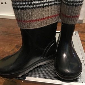 Burberry rain boots authentic